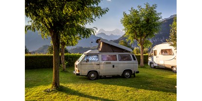 Reisemobilstellplatz - Umgebungsschwerpunkt: See - Schweiz - Grasplätze für Camper und Wohnmobile - Camping Hobby 3