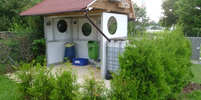 Reisemobilstellplatz - Entsorgung Toilettenkassette - Röfingen - Mülltrennung und Entsorgung - Wohnmobilpark Wertingen