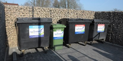 Reisemobilstellplatz - Art des Stellplatz: bei Gewässer - Lübeck - Hier können Sie Ihren Müll entsorgen - Reisemobilpark Eutiner See