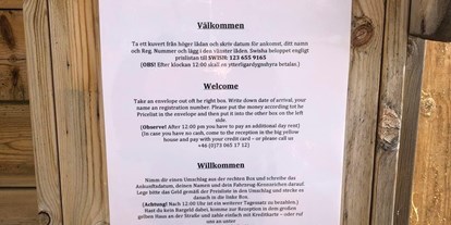 Reisemobilstellplatz - Grauwasserentsorgung - Schweden - Willkommen - so funktioniert's - Trollforsen Camping & Cottages Services AB
