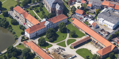 Reisemobilstellplatz - Preis - Bockenem - Klosteranlage Lamspringe von oben - Wohnmobilstellplatz der Gemeinde Lamspringe