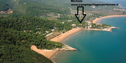 Reisemobilstellplatz - Umgebungsschwerpunkt: Meer - Apulien - Camping Village San Michele