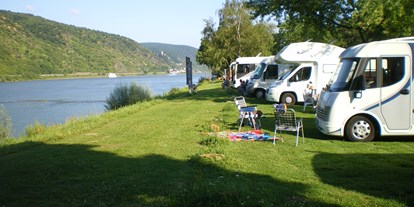 Motorhome parking space - Tennis - Rhineland-Palatinate - Stellplatz am Camping Schönburgblick