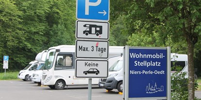 Motorhome parking space - Art des Stellplatz: eigenständiger Stellplatz - Niederrhein - Stellplatz Niers-Perle Oedt