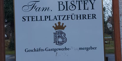 Reisemobilstellplatz - Art des Stellplatz: eigenständiger Stellplatz - Lockenhaus - Stellplatz Familie Bistey