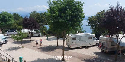 Motorhome parking space - Lugano - Area Camper Super Attrezzata