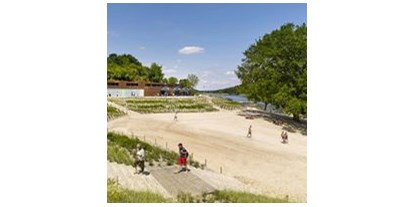 Reisemobilstellplatz - Art des Stellplatz: bei Gewässer - Das neue Strandbad mit echten Nordseesand und herrlicher Dünenlandschaft - Reisemobilhafen Twistesee