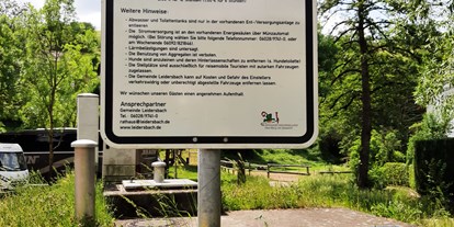 Reisemobilstellplatz - Frischwasserversorgung - Amorbach - Bedingungen, Infos - Parkplatz Hofwiese