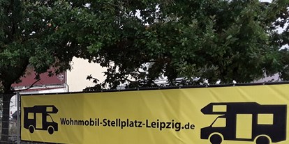 Motorhome parking space - WLAN: am ganzen Platz vorhanden - Saxony - Unsere Homepage - Wohnmobilstellplatz Leipzig Zentrum und Zoo