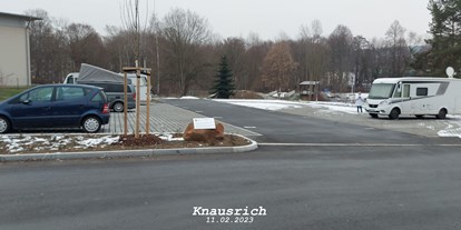 Motorhome parking space - Hunde erlaubt: Hunde erlaubt - Greiz - Wohnmobilstellplatz Plauen