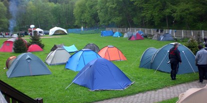 Reisemobilstellplatz - Umgebungsschwerpunkt: Stadt - Ballenstedt - Beschreibungstext für das Bild - Campingplatz "Am Waldbad" - Grillenberg