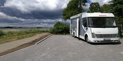 Motorhome parking space - Wohnwagen erlaubt - Vorpommern - Usedom Achterwasserblick