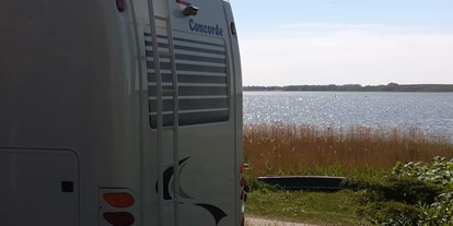 Reisemobilstellplatz - Wohnwagen erlaubt - Murchin - Usedom Achterwasserblick