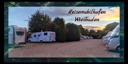 Motorhome parking space - Wiesbaden - Reisemobilhafen Wiesbaden