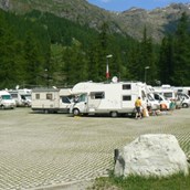 RV parking space - Area attrezzata sosta Camper Tschaval