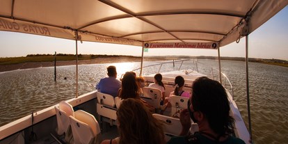 Reisemobilstellplatz - Umgebungsschwerpunkt: Fluss - Spanien - Excursion en barco - Camper Park Playas de Luz