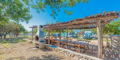 Reisemobilstellplatz - Umgebungsschwerpunkt: Strand - Zadar - Grill Bereich - Terra Park Phalaris