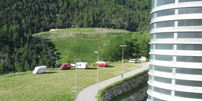 Motorhome parking space - öffentliche Verkehrsmittel - Switzerland - Stellplatz Saas-Fee - Stellplatz Saas-Fee
