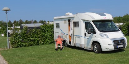 Motorhome parking space - Wohnwagen erlaubt - Denmark - Holme Å Camping