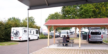 Reisemobilstellplatz - Wohnwagen erlaubt - Region Schwaben - Stellplatz am Dethleffs Werk