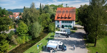 Reisemobilstellplatz - Entsorgung Toilettenkassette - Region Schwaben - Stellplatz Untere Mühle - Stellplatz Untere Mühle