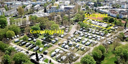Reisemobilstellplatz - Umgebungsschwerpunkt: Stadt - Lage vom Stellplatz - Wohnmobil-Stellplatz Lörrach-Basel