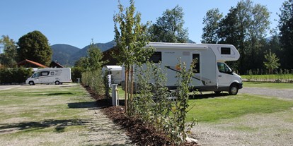 Reisemobilstellplatz - Wohnwagen erlaubt - Oberbayern - Campingplatz - Lenggrieser Bergcamping