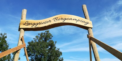 Reisemobilstellplatz - Wohnwagen erlaubt - Oberbayern - Lenggrieser Bergcamping - Lenggrieser Bergcamping