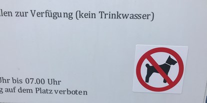 Reisemobilstellplatz - Umgebungsschwerpunkt: Meer - Hunde sind nicht erlaubt - Stellplatz Elmenhorst