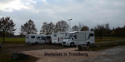 Motorhome parking space - Chiemgau - Stellplatz in Trostberg - Wohnmobilstellplatz Trostberg/Alz