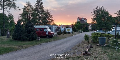 Reisemobilstellplatz - Hunde erlaubt: Hunde erlaubt - Sachsen-Anhalt Süd - Stellplatz "Kleine Mühle" 
