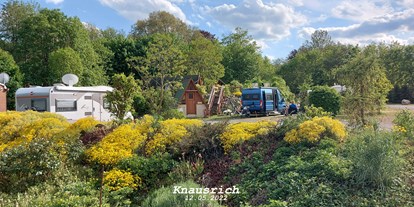 Reisemobilstellplatz - Wohnwagen erlaubt - Sachsen-Anhalt Süd - Stellplatz "Kleine Mühle" 