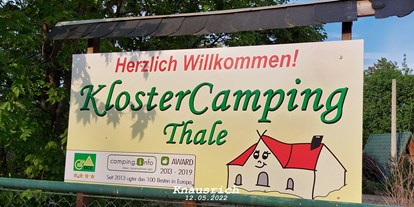 Reisemobilstellplatz - Grauwasserentsorgung - Sachsen-Anhalt - Stellplatz "Kleine Mühle" 