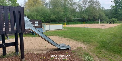 Reisemobilstellplatz - Spielplatz - Grube - Naturpark Camping Prinzenholz