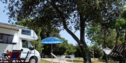 Motorhome parking space - Bademöglichkeit für Hunde - Istria - Campingplatz Veštar ****