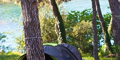 Motorhome parking space - Bademöglichkeit für Hunde - Istria - Campingplatz Arena Runke **