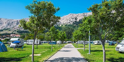 Motorhome parking space - Art des Stellplatz: im Campingplatz - Zadar - Šibenik - Baška Beach Camping Resort ****