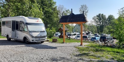 Motorhome parking space - Grauwasserentsorgung - Czech Republic - Stellplatz U Kateriny Štramberk, Czech