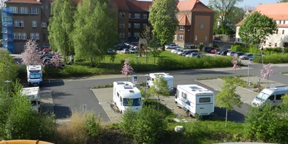 Motorhome parking space - Freital - Beschreibungstext für das Bild - Johannisbad Freiberg