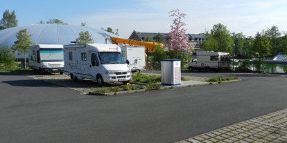 Reisemobilstellplatz - Art des Stellplatz: ausgewiesener Parkplatz - Roßwein - Beschreibungstext für das Bild - Johannisbad Freiberg