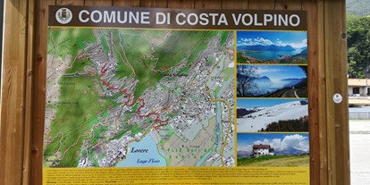 Reisemobilstellplatz - Umgebungsschwerpunkt: See - Italien - Area sosta Costa Volpino