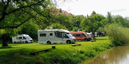 Motorhome parking space - Umgebungsschwerpunkt: Fluss - Sachsen-Anhalt Süd - OUTTOUR Stellplatz a.d. Unstrut
