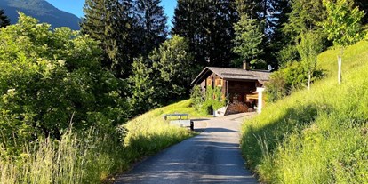 Reisemobilstellplatz - Umgebungsschwerpunkt: Berg - Österreich - Anfahrt - Latangerhüsli auf 1020m