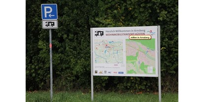 Reisemobilstellplatz - Umgebungsschwerpunkt: Stadt - Sauerland - Stellplatz für ca. 9 Mobile, Am Solepark - Stellplatz am Solepark in Arnsberg -Hüsten