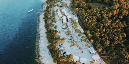 Motorhome parking space - Wohnwagen erlaubt - Zadar - Šibenik - Bird view - Boutique Camping Bunja