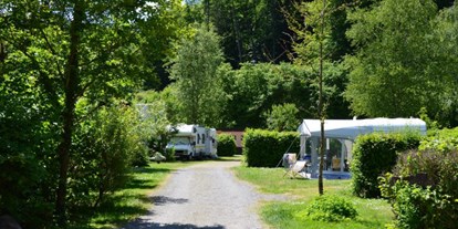 Motorhome parking space - Duschen - Mosel - Camping Waldfrieden