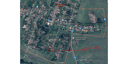 Reisemobilstellplatz - Stromanschluss - Rumänien - Luftansicht (fahren Sie beim Gemeindehaus nach Süden - Einfahrt Hausnummer 106) - Timisoara (Chveresu Mare)