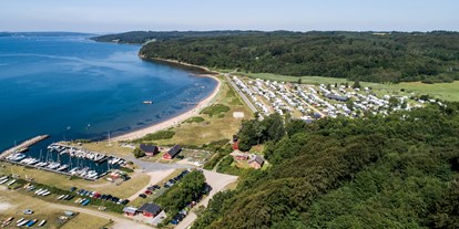 Reisemobilstellplatz - Umgebungsschwerpunkt: Strand - Vejle-Stadt - Rosenvold Strand Camping