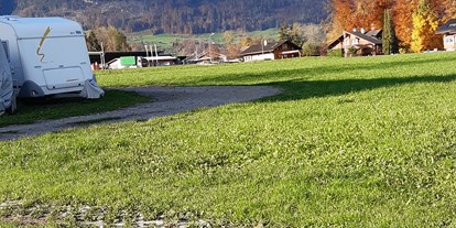 Reisemobilstellplatz - Umgebungsschwerpunkt: am Land - Schweiz - Bauernhof Wallimann