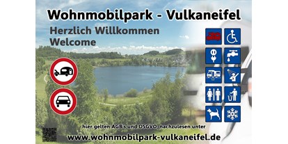 Motorhome parking space - Duschen - Rhineland-Palatinate - Wohnmobilpark Vulkaneifel
